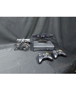 Microsoft Xbox 360 S Black Model 1439 Console 2 Controllers Kinect Cable... - $1,604.93 MXN