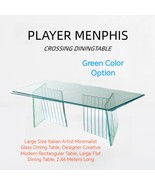 Large Size Italian Artist Glass Dining Table, Designer Creative Modern T... - €4.027,97 EUR