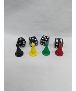 Replacement Red Green Yellow Black And Dice Board Game Pieces - €6,84 EUR