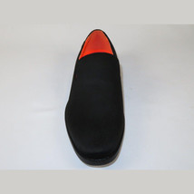 Men Tayno Dressy Casual Soft Suede Comfortable Slip on Loafer #ALPHA S Black image 3