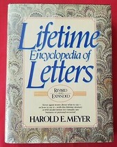 Lifetime Encyclopedia of Letters by Harold E. Meyer (1991, Hardcover Book) - £3.15 GBP