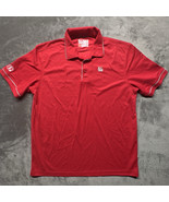 Chick-Fil-A Polo Shirt Mens L Red Employee Uniform Work Oobe Authentic - $18.99
