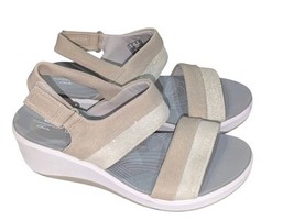 Clarks Sz 9 Women&#39;s Step Cali Muir Sandal Cloud step EXCELLENT CONDITION  - $652.53 MXN