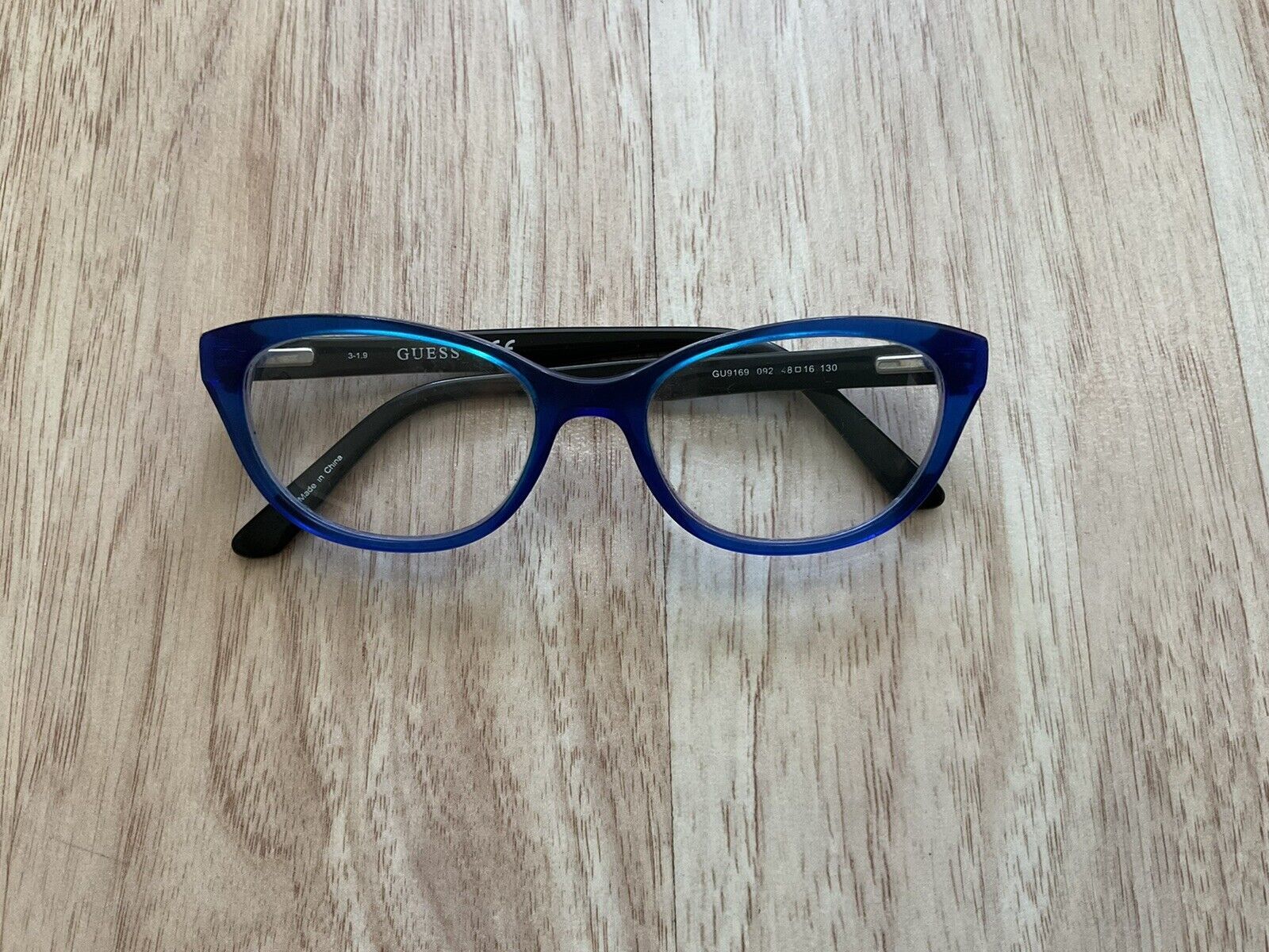 Guess GU9169 092 48-16-130 Kids Eyeglasses Blue Purple Cat Eye - $26.93