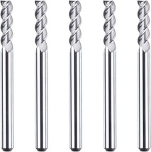 The Spetool 1/8 End Mills For Aluminum With 3 Flutes Cnc Spiral Router B... - £26.72 GBP