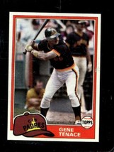 1981 Topps #29 Gene Tenace Exmt Padres *X89507 - £1.12 GBP