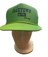 Jack Town Fair Pennsylvania Trucker Hat Adjustable Nissin Hats Green Neon - £380.68 GBP