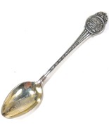 San Pedro California Souvenir Spoon Sterling Silver With Gold Wash Bowl ... - $13.29