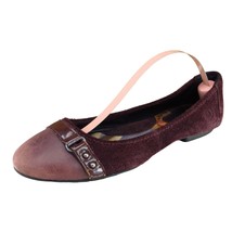 Born Women Sz 5 M Burgundy Ballet Leather Shoes - £15.74 GBP