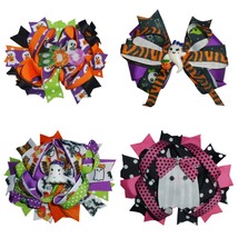 NEW Halloween Ghost Girls 5-Inch Hair Bow Clip - $6.99