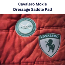 Cavalero Moxie Red Dressage Saddle Pad Horse Size USED image 4