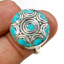 Tibetan Turquoise Handmade Fashion Ethnic Jewelry Nepali Ring Adjustable SA 2428 - £3.16 GBP