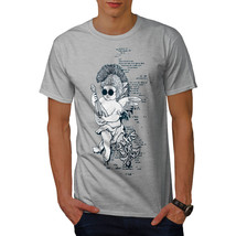 Wellcoda Angel Rock Song Music Mens T-shirt, Crazy Graphic Design Printed Tee - £14.74 GBP+