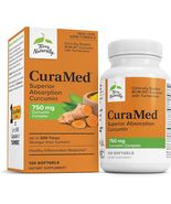 Terry Naturally CuraMed 750 mg - Antioxidant Supplement 120 softgels Exp... - $1,078.46 MXN