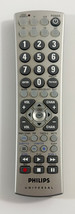 Philips 7 Device Universal Remote Control Silver Gray - $4.94
