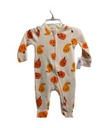 Old Navy Infant Size 0 3 Months 2 way zip pajamas New Squash Pumpkins Fa... - £5.44 GBP