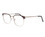 New SU2C Brown &amp; Gold TENACITY Eyeglasses 52/19/145 - $49.45