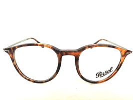 New Persol 3047-V 108 Round Tortoise 48mm Men&#39;s Eyeglasses Frame Hand Made Italy - £151.86 GBP