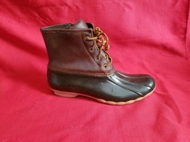 Sperry Waterproof Rubber/Leather Ankle Duck Boot Women 10 MSRP$130 - £42.03 GBP