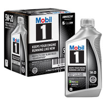 Mobil 1 5W-20 Motor Oil (6 pack, 1-quart bottles) - £51.27 GBP