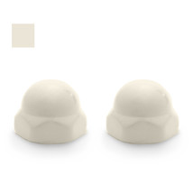 American Standard Replacement Ceramic Toilet Bolt Caps, Linen, Set of 2 - £35.88 GBP