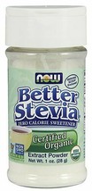 NOW Foods Better Stevia Organic Zero Calorie Powdered Sweetener - 1 oz - £9.59 GBP