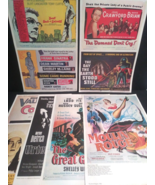 Cut Print Lot of 1950s Movie Posters from 1974 Book (Qty 6 Pages) w/ Sin... - £7.94 GBP