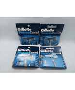 Vintage 4 Pack Of 5 Cartridges Gillette Sensor Excel Razor Cartridges 20... - $750.41 MXN