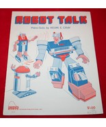 Vintage 1986 ROBOT TALK Kevin Cray SHEET MUSIC Toy Art SCHAUM Piano Solo - $13.87 CAD