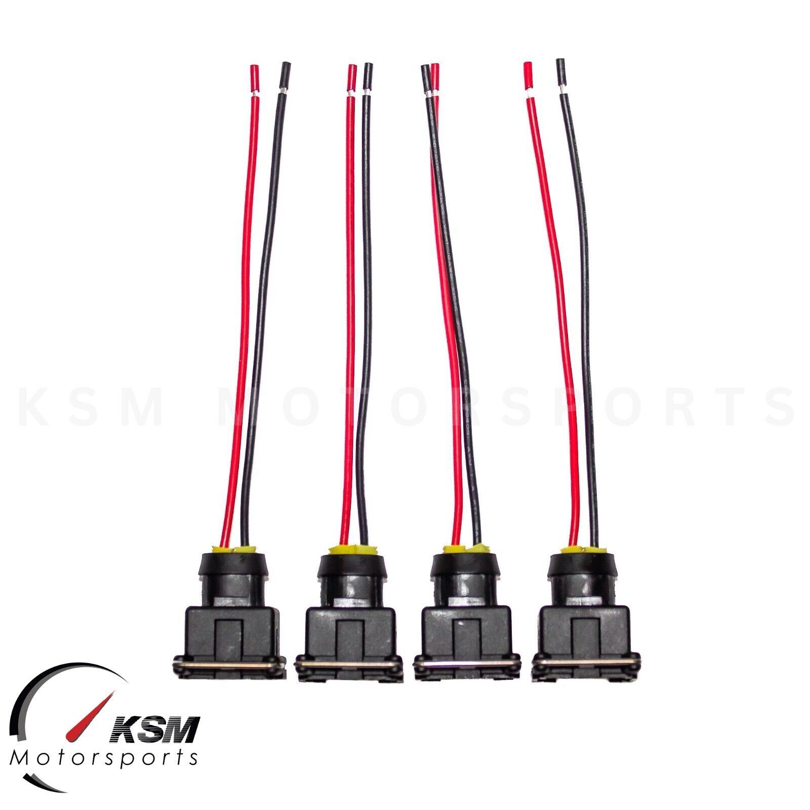 4 x EV1 OBD1 Fuel Injector Connectors Plugs Wiring Clips Pigtails fit Bo... - $46.77