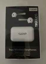 Brand New Clear Series True Wireless Earphones Premium Sound With Chargi... - £16.60 GBP