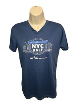 2015 NYRR United Airlines NYC Half Womens Medium Gray Jersey - £14.01 GBP