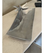 Pewter Parlour Rectangular Hummingbird Tray 7.25” x 14.5” - $1,107.13 MXN