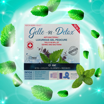(6) Spa Redi Gelle-n-Detox Luxurious Gel Pedicure System - Icy Mint image 4