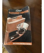 Vintage Oster Kitchen Center Regency Cookbook Recipe Book Instruction Ma... - £7.43 GBP
