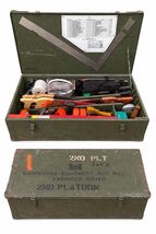US Military Carpenter Tool Box Kit Set - Engineer Squad *LOADED* Vaughan... - $535.50