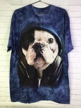 The Mountain DJ Manny The Frenchie Dog Puppy Big Face T-Shirt Adult Unisex Large - $20.78