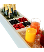 DRINKS DISPLAY COOLER INDOOR OUTDOOR Mobile BAR DISPLAY CATERING PARTY BAR - $6,162.68 MXN