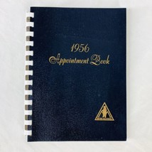 Behr Manning NY Norton Co Desk Diary Appointment Book Calendar 1956 Illu... - $14.22