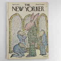 The New Yorker Magazine April 11 1977 Animal Fitting by Edward Koren No Label - £18.94 GBP