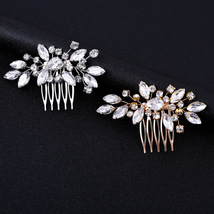 Bridal Rhinestone Hair Comb, Wedding Hair Jewelry, Bridal Hair Accessories  - £12.57 GBP