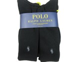 Polo Ralph Lauren Classic Sport Crew Socks 6 Pack Mens Size 6-13 Black NEW - £22.34 GBP