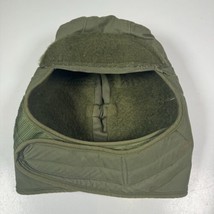 US Military Issue Pile Cap Cold Weather Hat Helmet Liner OD Green Sz 7 - £11.66 GBP