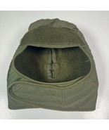 US Military Issue Pile Cap Cold Weather Hat Helmet Liner OD Green Sz 7 - £11.70 GBP