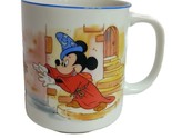 Vintage Disney Mickey Mouse &quot;Sorcerer&#39;s Apprentice&quot; Coffee Mug Made In J... - $10.95