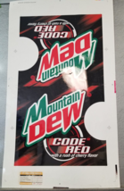 Code Red Mountain Dew Sign Advertising Art Work Red Green Black 2001 - £14.87 GBP