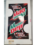 Code Red Mountain Dew Sign Advertising Art Work Red Green Black 2001 - £14.97 GBP