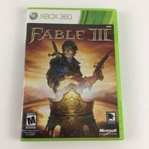Microsoft XBOX 360 Fable III Video Game Adventure 2010 Complete with Manual - £11.79 GBP