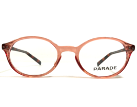 Parade Eyeglasses Frames 1724 PEACH/TORTOISE Round Full Rim 47-20-130 - $41.86