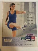 1998 Kotex Lightdays Pantyliners Vintage Print Ad Advertisement  pa5 - $7.91